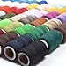 60 Spools Assorted Color 200 Yards Each Unit Polyester Sewing Thread