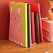 DYQWT 1 Pairs Cute Cartoon Rabbit Nonskid Bookend Book Ends Art Decoration,Pink