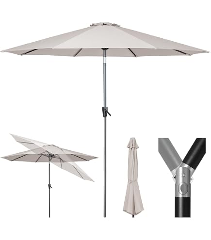 Amazon.com : 10' Aluminum Tilt and Crank Patio Umbrella with Flaps : Patio, Lawn & Garden Amazon.com : 10' Aluminum Tilt and Crank Patio Umbrella with Flaps : Patio, Lawn & Garden