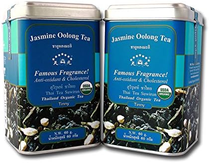 Suwirun Tiny Oolong & Jasmine tea 60g.1box