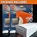 Molliy Clothes Tagging Gun Kit Price Tag Gun for Clothing(2 Pack) 5000 2 Inch Attachments and 10 Needles,Orange …