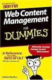 Paperback Web Content Management for Dummies Book