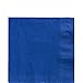 Premium Bright Royal Blue Luncheon 2-Ply Paper Napkins - 6.5
