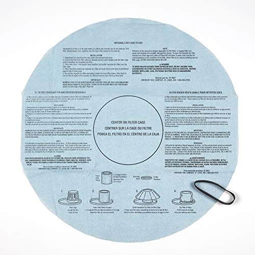 CRAFTSMAN CMXZVBE38766 Wet Dry Vac Filter, Reusable Dry Filter for Shop Vacuums, 3 Pack