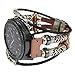 Fit for Samsung Galaxy Watch (42mm), Galaxy Active Watch Bands, 20mm Feminine Leather Replacement Bands Straps Wristbands Bracelet fit for Garmin Vivoactive 3, Forerunner 245 Music (Rose Gold)