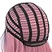 LOVBITE Pink Wigs for Women Synthetic Ombre Pink Wig Hair None Bangs Long Natural Wavy Pink Wigs High Temperature Heat Resistant Synthetic Hair Women's Cosplay Wigs for Daily Party Wear