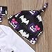Unisex Baby Boy Girl My First Halloween Print Long Sleeve Romper Pant Leggings Headband Hat Clothes Set (tag: 70/ 0-3 Months, White)