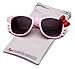 Hello Kitty Women Girls Fashion Sunglasses with Bow Tie and Whiskers
