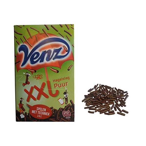 Venz XXL Hagel Puur - Zartbitterstreusel 380g