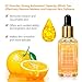 Vitamin C Serum, BREYLEE Natural Facial Serum with Organic Ingredients Moisturizer Serum for Skin Nourishing and Smoothing Skin Beauty Skin Care (17ml, 0.6Fl Oz)