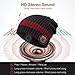 Onesiall Bluetooth Beanie Hat Headphones [Upgraded], Bluetooth 4.2 Headset Winter Music Hat Knit Cap with Stereo Speaker, Microphone, Hand-Free Compatible with Cellphone/iPad and So On.
