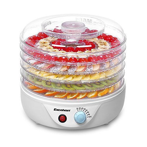 Excelvan 5 tier 240w electric food fruit dehydrator, fo…