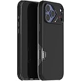 Aulumu A17 Shockproof iPhone 17 Pro Max Case | with Camera Control | CoolHyper | Aluminum Alloy Camera Frame | Multi-Layer Composite Protection - Black