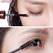2Pcs Black Silk 3D Mascara Fiber Eyelash Grafting Kit for Thickening & Lengthening, Long Lasting, Waterproof Sexy Eye Makeup