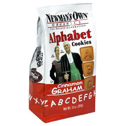 Newman's own organics cookies - cinnamon graham alphabet (757645022514)