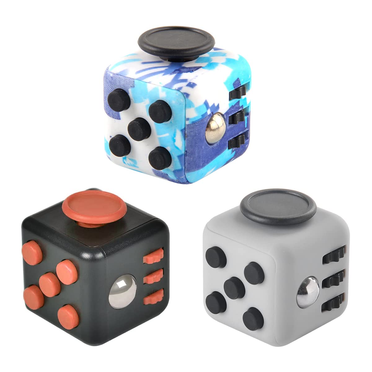 Mua Fidget Cube Dice Cube Stress Relief Cube 6 Sides Infinity Button ...