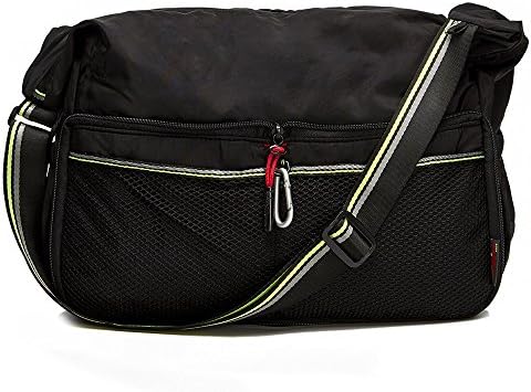 Foldable Travel Bag, Celaine Ulta Light Compact Cross Body Shoulder Bag For Camping, Gym, Outdoors, Black
