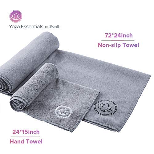 LEVOIT-Yoga-Mat-TowelHot-Yoga-Non-Slip-Towel-Set
