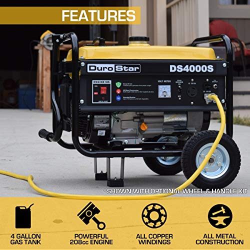 DuroStar DS4000S Portable Generator, Yellow/Black Pricepulse