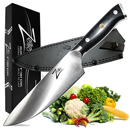 Zelite Infinity Chef Knife 8 Inch Alpha Royal Series