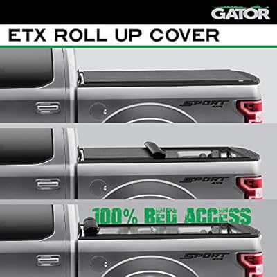 Amazon Com Gator Etx Soft Roll Up Truck Bed Tonneau Cover 53107 Fits 2007 2013 Gmc Sierra Chevrolet Silverado 1500 6 6 Bed Bed Made In The Usa Automotive