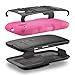 Fosmon STURDY Shock Absorbing Dual Layer Hybrid Holster Cover Kickstand Case for Motorola Moto G (1st Generation Only) / Motorola DVX - Retail Packaging (Pink)