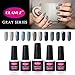 CLAVUZ Gel Nail Polish Kit Soak Off UV LED Gel Nail Lacquer Nail Art New Starter Manicure Set