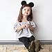 BULINGNA 2Pcs Kids Toddler Baby Girls Off Shoulder T-Shirt Tops+Long Pants Outfit Clothes Set