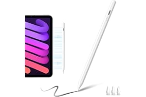 ECOPESTUGO Stylus Pen for Apple iPad (2025-2018),Tilt Sensitivity Palm Rejection Fast Charge Stylus Pencil,iPad Pencil for i Pad 11th A16/10/9/8/7/6th & Pro 13/12.9/11(M4) & Air 13/11(M3/M2) & Mini A17 Pro/6/5