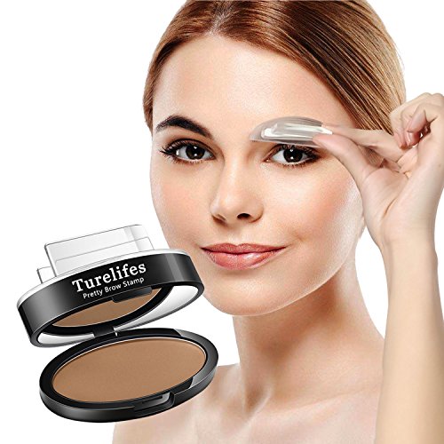 Turelifes Waterproof Eye Brow Stamp Powder Perfect Eyebrow 