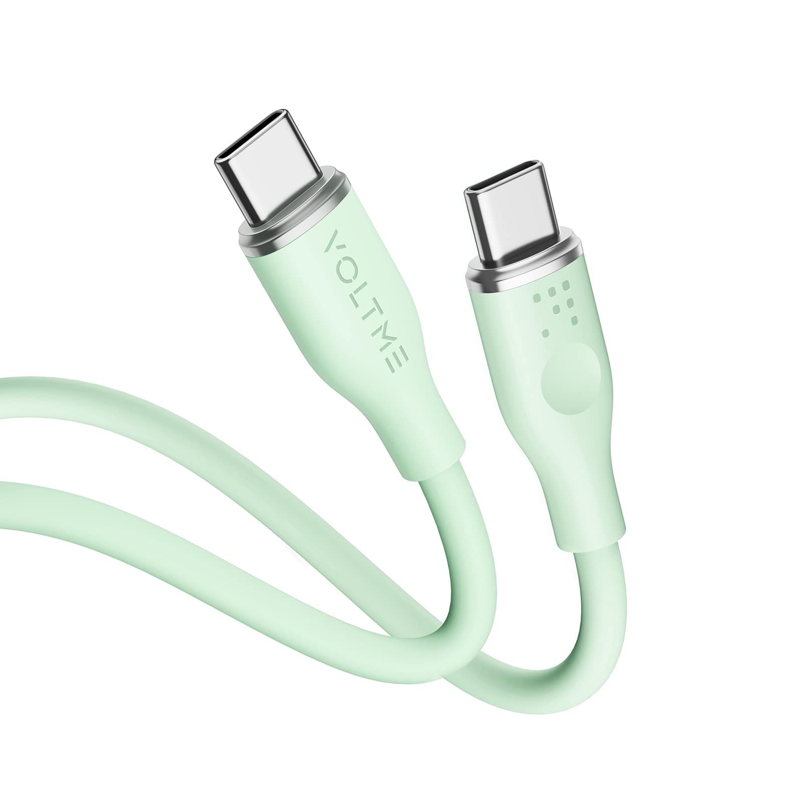 VOLTME Fast Charging Cable 1M USB-C to USB-C 2.0 Green