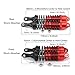 For RC Car 1/10 Traxxas Slash 4X4 4WD Front & Rear Shocks Absorber Damper Short Course Racing Truck Upgrade Parts 4-Pack (Red)