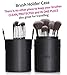 Makeup Brush Set: best 10 makeup brushes, Silky, Soft and make up brushes Plus Holder Case and a Compact Mirror 30-day by Beauty Lally