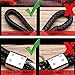 ROYAGO 2Pack Car Keychains Leather KeyRings Grip Strap for Mercedes Benz BMW Audi Ford Toyota VW Honda (Black, for VW)