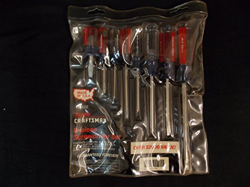 Click Here to See More Images Craftsman 8 Piece Screwdriver Set, Part #941432, MADE IN USA, VINTAGE