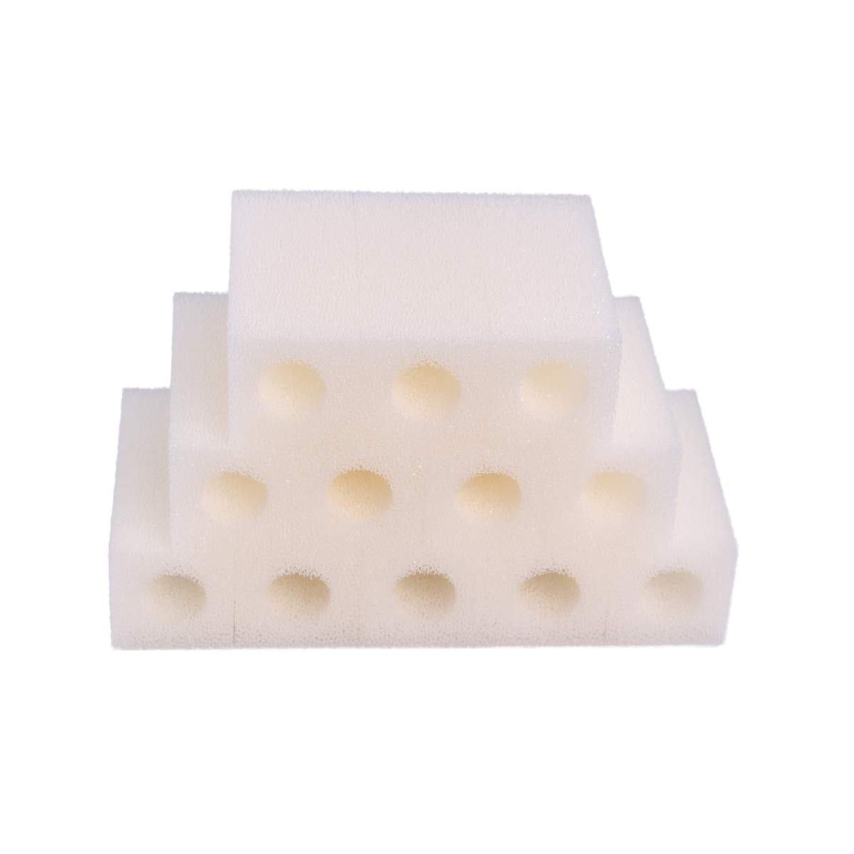INGVIEE Pack of 12 Compatible Cartridge Filter Foams Replacement for Eheim 2617100 Pickup 160 2010 Aquarium Filter
