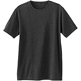 Fair Indigo Men's Organic Pima Cotton Short Sleeve Crew Neck T-Shirt