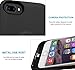7200mAh Battery Case for iPhone 8 Plus/ 7 Plus, Rechargeable External Battery Charger Case, Portable Power Charger Protective Charging Case for Apple iPhone 8 Plus, 7 Plus(5.5 Inch) (Black)