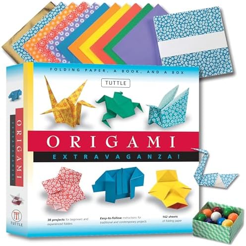 Amazon.com: Japanese Origami Kit for Kids: 92 Colorful Folding