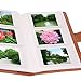 Sunmns Wallet PU Leather Photo Album Compatible with Instax Mini Instant Film (Brown)