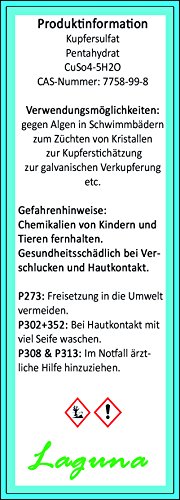 25 kg Kupfersulfat Pentahydrat CuSO4 * 5H2O TOP WARE Blaustein – Bild 5