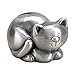 Creative Gifts International Kitty Bank, Silver, 2.75x3.5