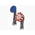 Rubbermaid 2115701 Cleaning Power Scrubber Bathroom Kit, 2 Pieces, Red and Gray
