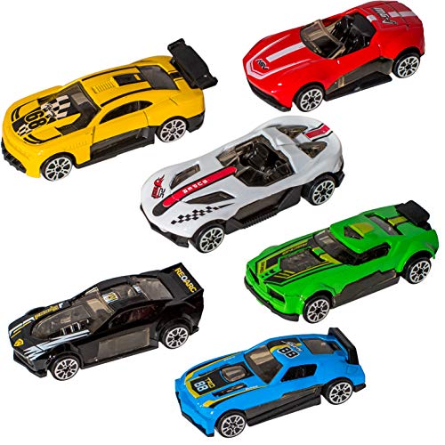 Diecast Speed Racer Muscle Car Toy DieCast Cars (6pcs) Assorted Play Cars!