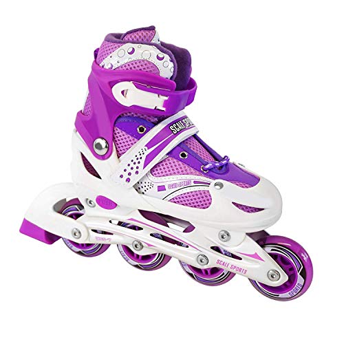 image for Scale Sports Kids Adjustable Inline Skates Outdoor Durable Perfect Fir