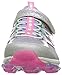Skechers Kids Girls' Skech-Air Ultra-Glam IT up Sneaker,Silver/Multi, 2 M US Little Kid