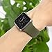 Sport Band For Apple Watch,Soft Silicone Strap Replacement Wristbands For Apple Watch Sport Series 3 Series 2 Series 1 NIKE+ Sports and Edition (Dark Olive 38mm M/L)