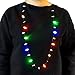 Glowmaker Light Up LED Christmas Holiday Mini Bulb Necklace