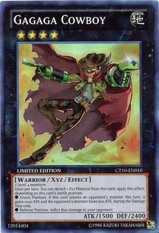 Yu-Gi-Oh! - Gagaga Cowboy (CT10-EN010) - 2013 Collectors Tins - Limited Edition - Super Rare