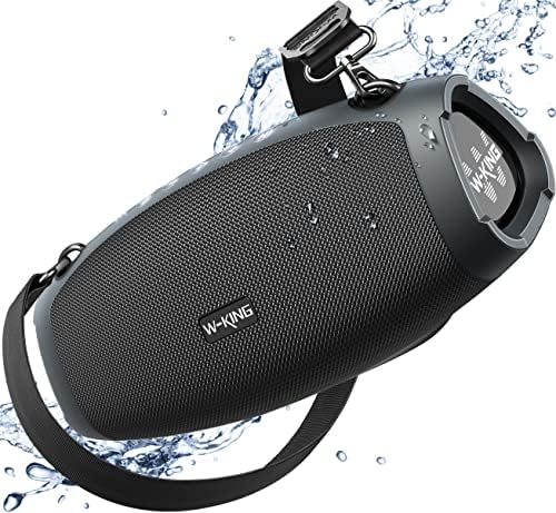 W-KING Portable Loud Bluetooth Speakers with Subwoofer, 70W